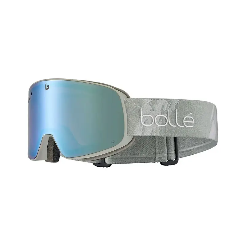 Bolle Maschera Sci Nevada Grigio Camo Matte Azure Unisex TU