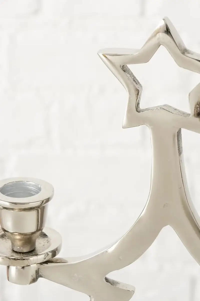 candeliere di natale Grante 35 x 47 cm Grigio miniatura 3