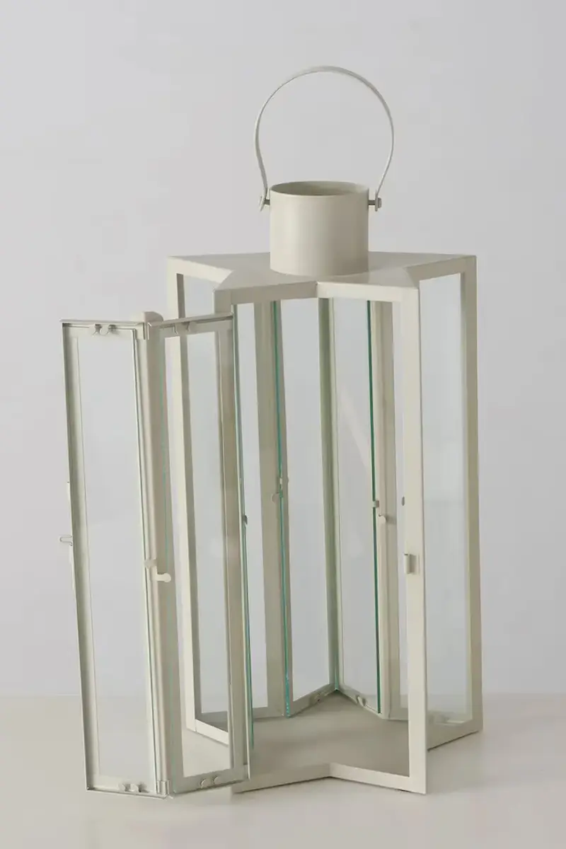 lanterna Estrella 40, 5 x 22 cm Beige miniatura 3