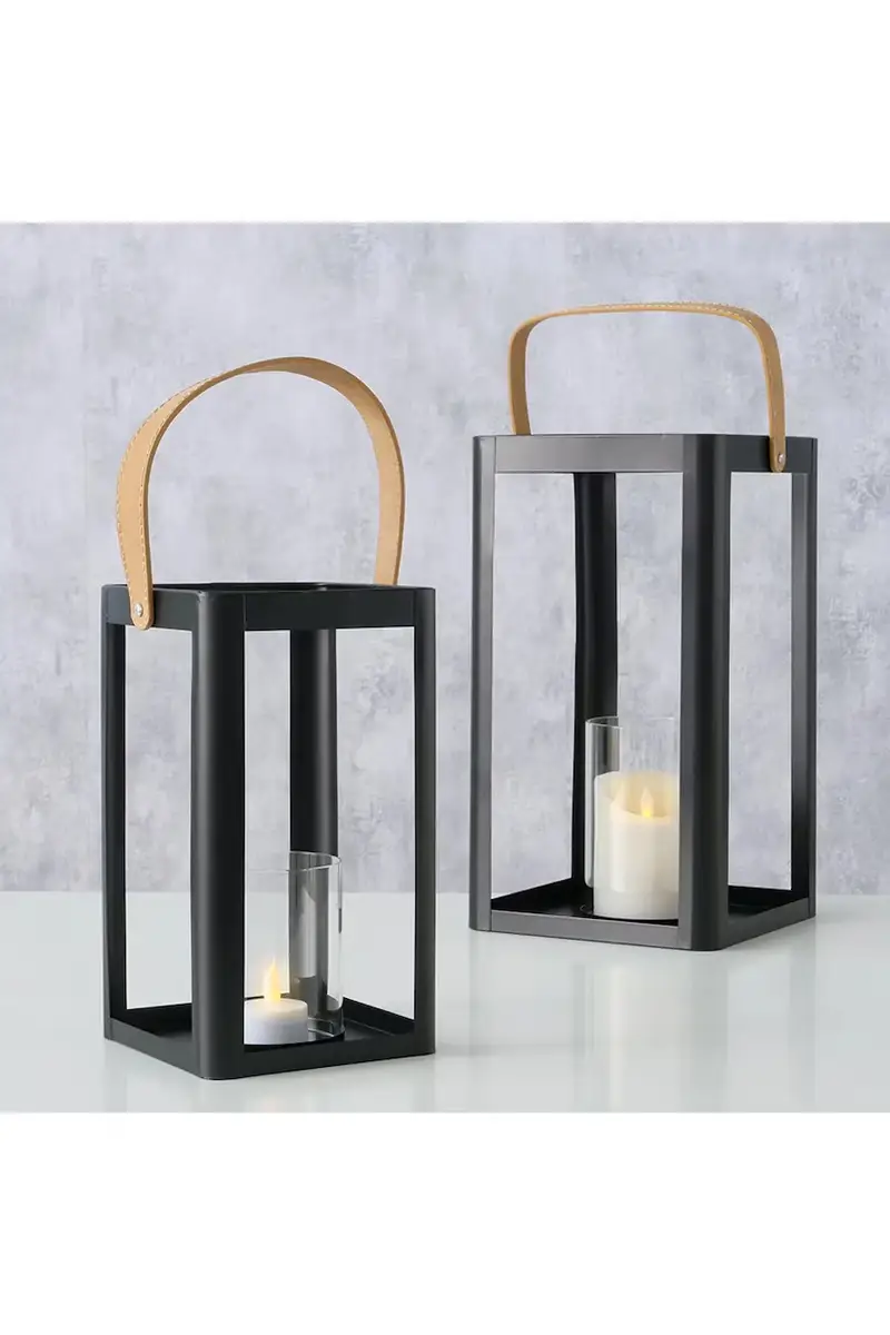 set lanterne Lykta pacco da 2 colore nero miniatura 3