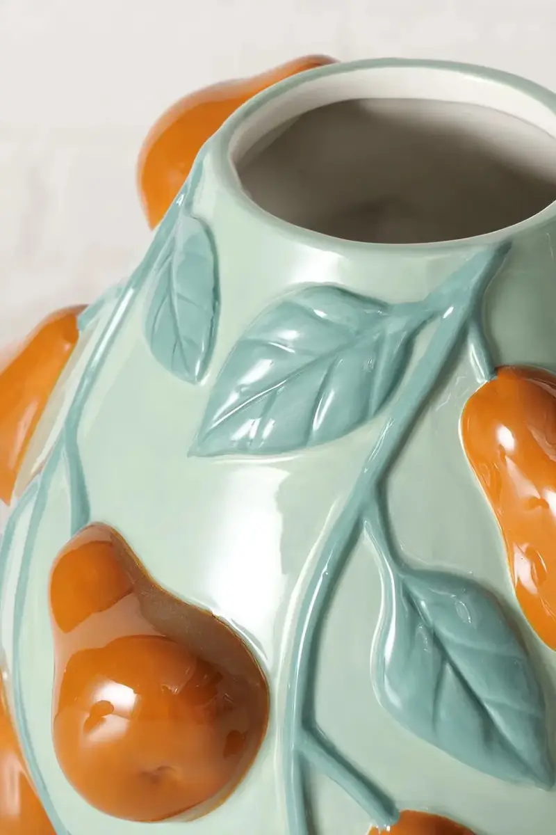 vaso decorativo Pear 19 cm Multicolore miniatura 4