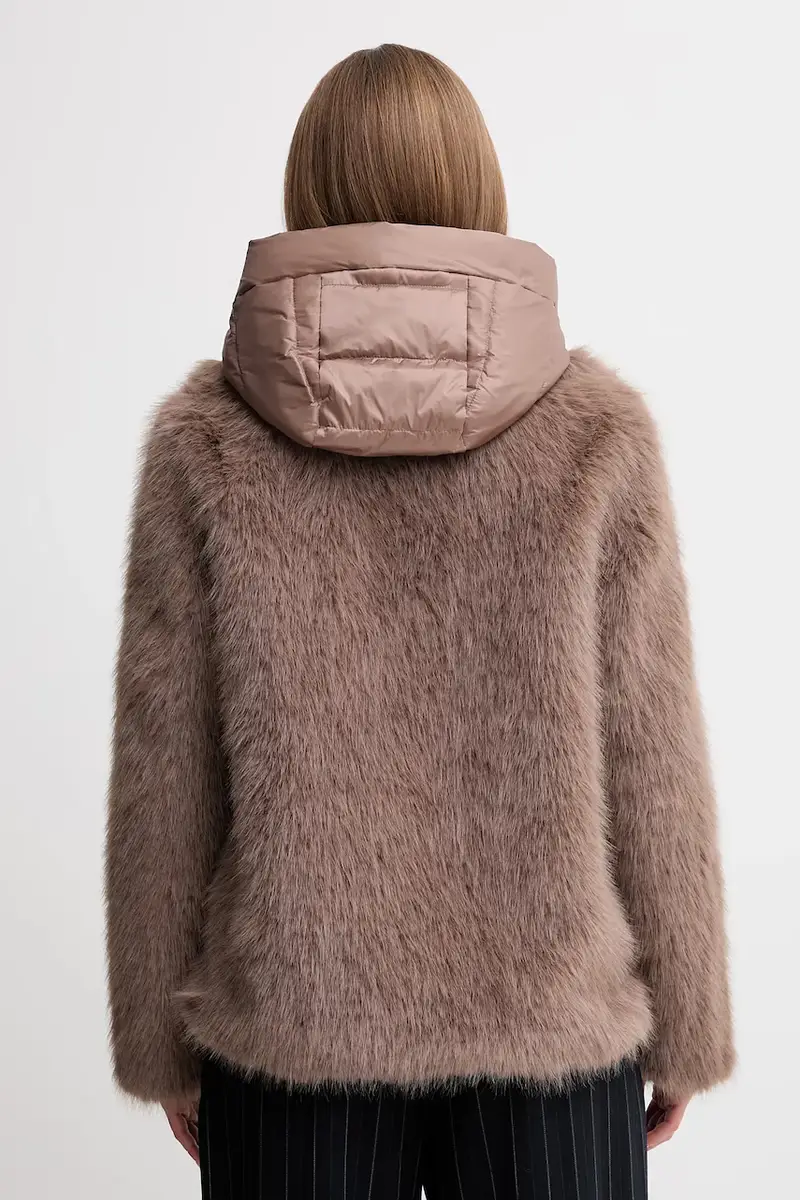 cappoto in piuma-piumino colore beige GW9148TFRL5 miniatura 3