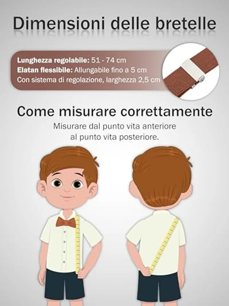 BomGuard Bretelle Ragazza Beige 1279100 miniatura 3