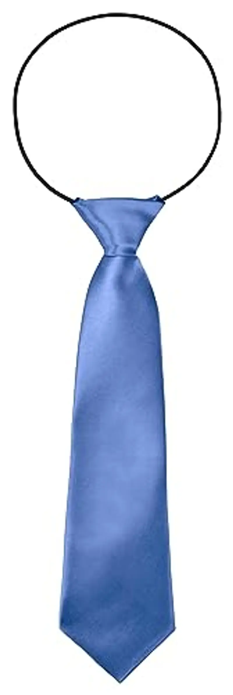 BomGuard Cravatta da bambino ragazzi, blu genziana