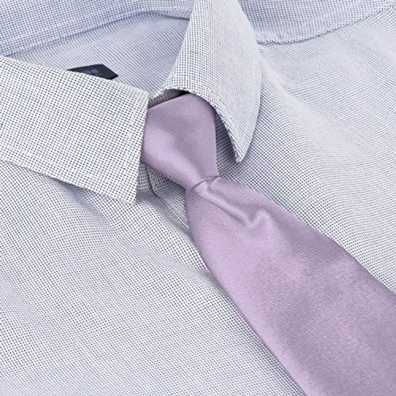 BomGuard Cravatta da bambino ragazzi, lilla miniatura 2