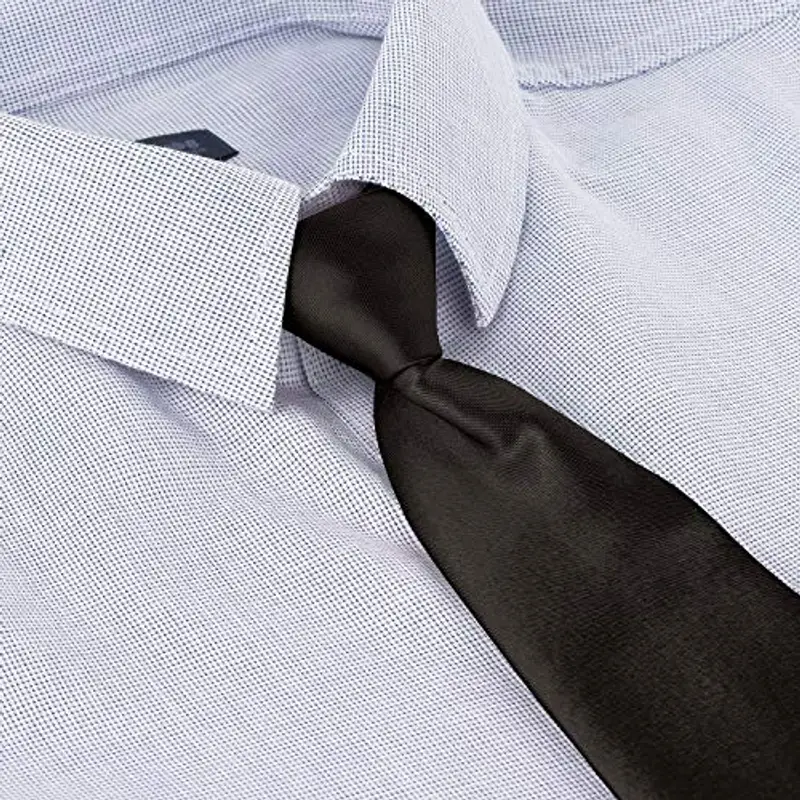 BomGuard Cravatta da bambino ragazzi nera, nero miniatura 2