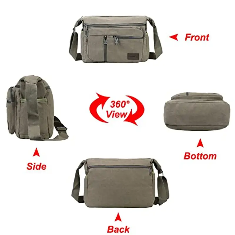 BOMKEE Borsa a tracolla Verde 1248911 miniatura 3