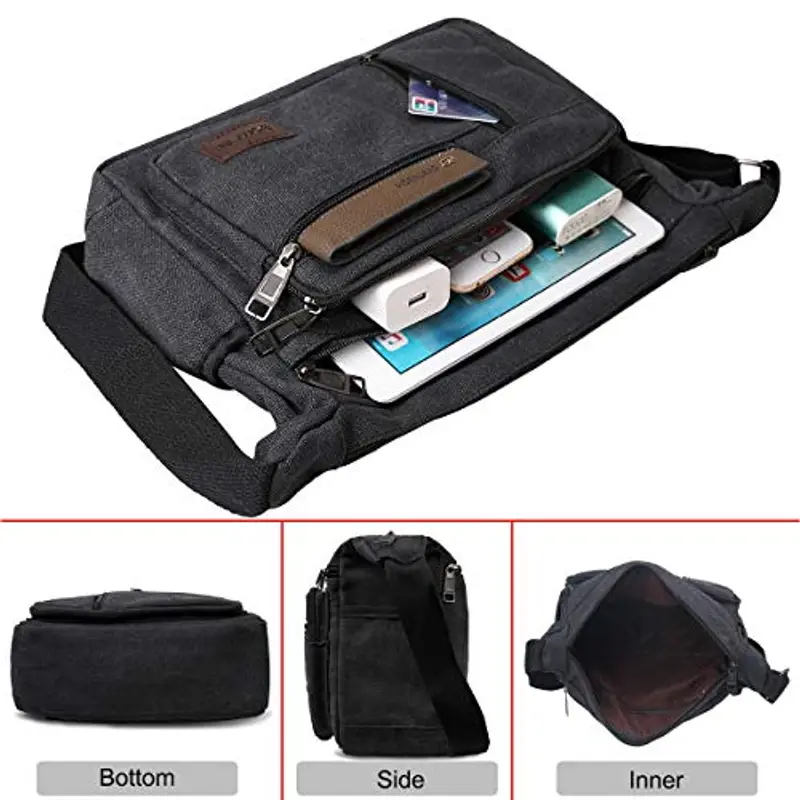 BOMKEE Borsa a tracolla Nero 954796 miniatura 3