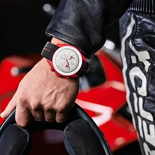 BONACE Cinturino in silicone senza spazi per Omega x Swatch MoonSwatch, cinturino di ricambio per orologio Omega x miniatura 3