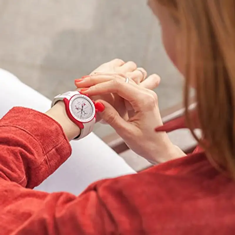 BONACE -Cinturino per orologio Omega x Swatch MoonSwatch/Rolex Watch/SEIKO, cinturino di ricambio Omega X Swatch Moonswatch Speedmaster, cinturino curvo Moonswatch Swatch Swatch senza lacune per uomo miniatura 3