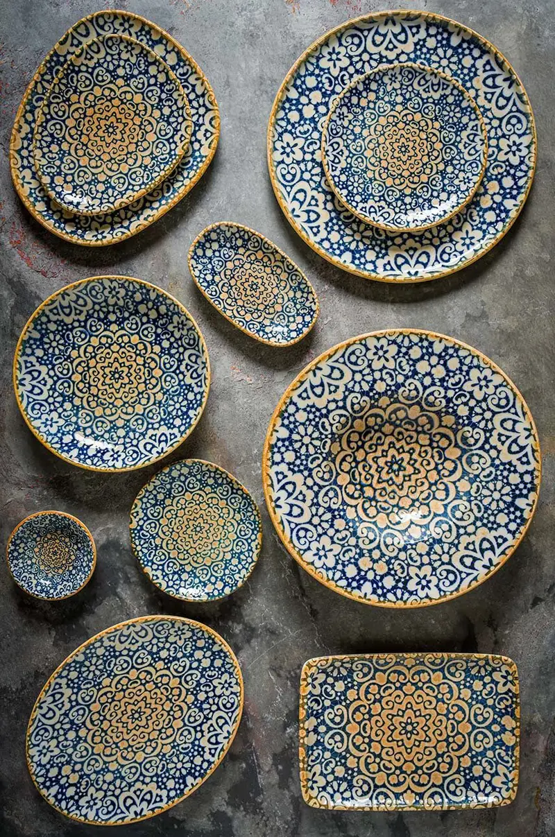 set piatti Alhambra Vago ? 33 cm pacco da 6 Multicolore miniatura 3