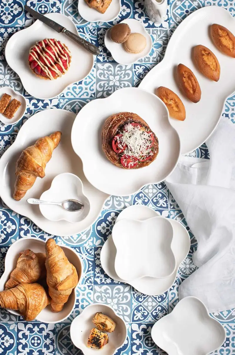 set piatti East 28 cm Bianco miniatura 3