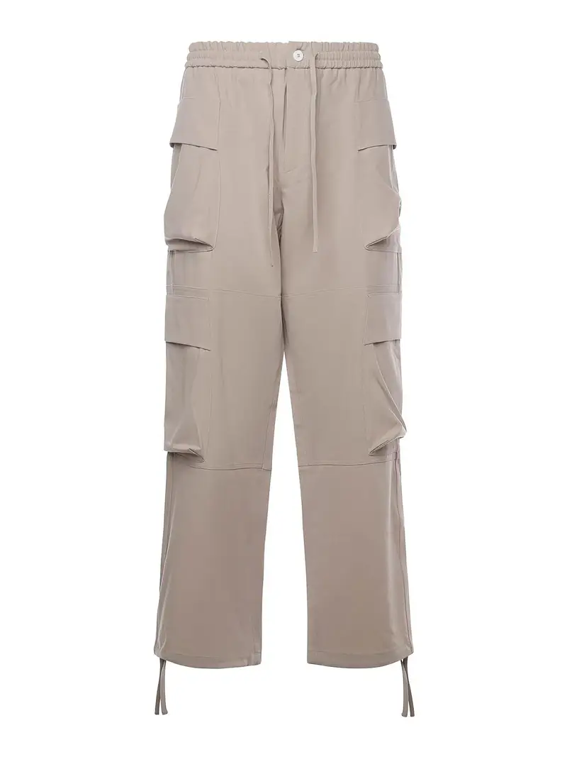 Double Cargo Pants Beige
