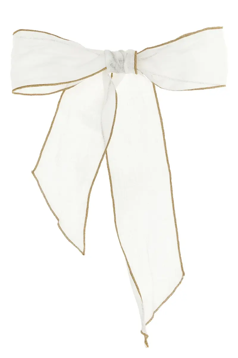 Set 4 Nastri Segnaposto Bianco