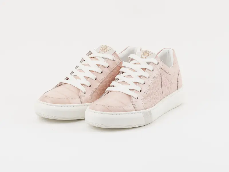ILLUSION - Sneakers rosa con particolari in cocco - 36