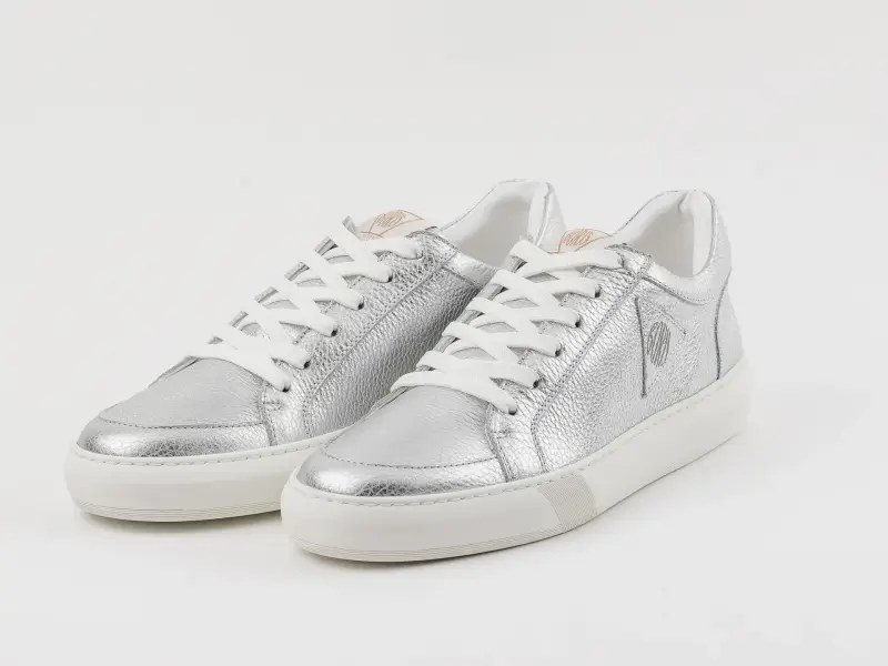 WANDERLUST - Sneakers argento in pelle shimmer - 36