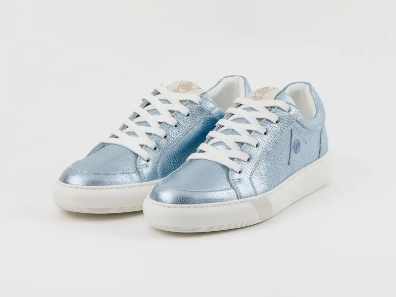 WANDERLUST - Sneakers azzurra con particolari shimmer - 36