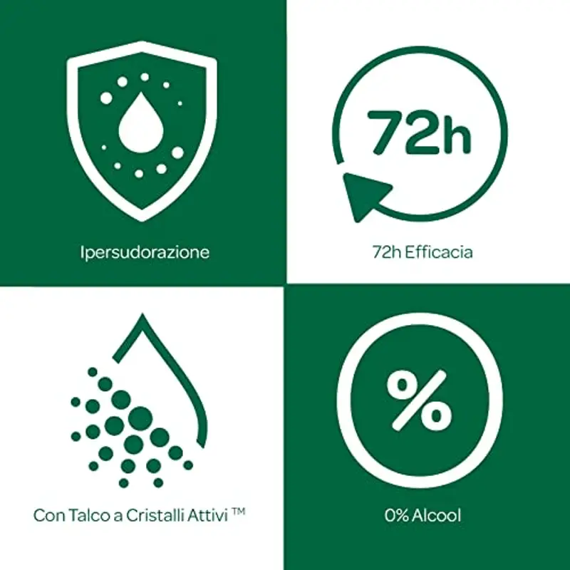 Borotalco, Deodorante Roll On Intensivo, Formula Senza Alcool e con Talco a Cristalli Attivi, Ipersudorazione, Profumo di Borotalco, 72h di Efficacia - 1 Flacone da 50 ml miniatura 3