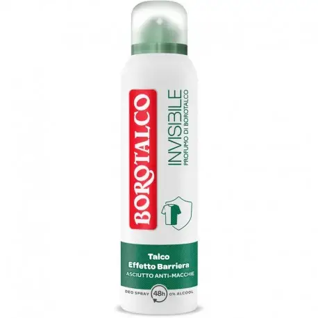 Invisible Deodorante Spray Profumo Di Borotalco 150 Ml