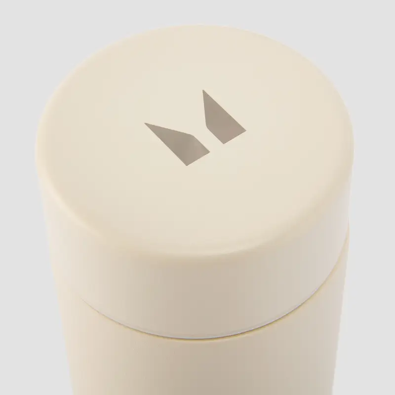 Borraccia grande in metallo riciclato Myprotein - Crema naturale miniatura 3