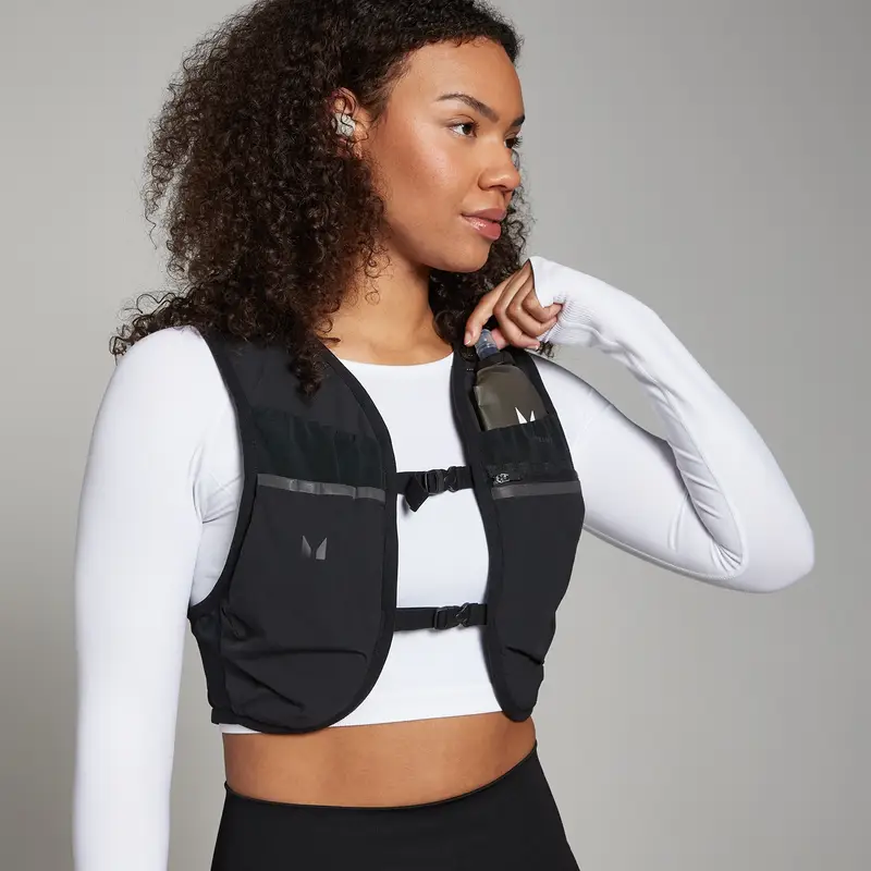 Borraccia sportiva morbida MyProtein - Nera miniatura 3