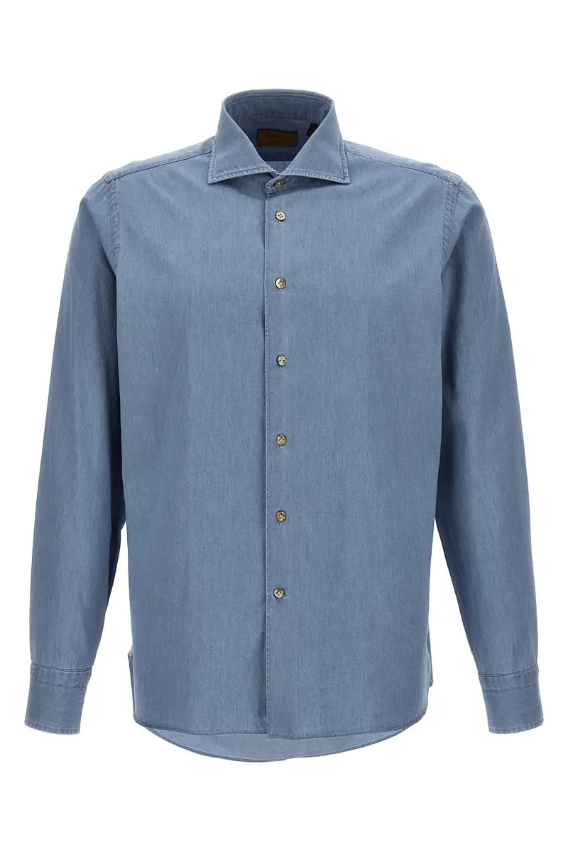 Camicia Chambray Azzurro