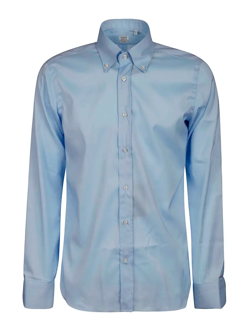Camicia di cotone Blu