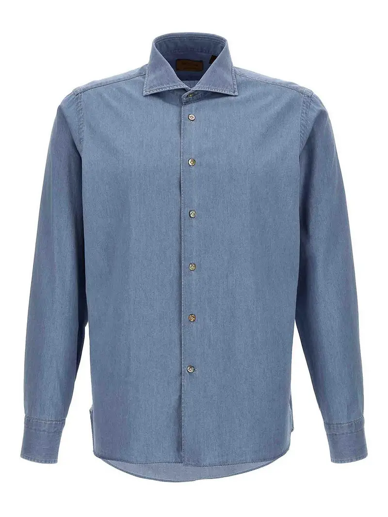 Camicia in Chambray Azzurro