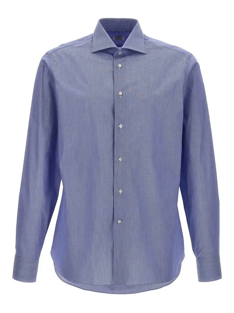 Camicia in cotone Azzurro