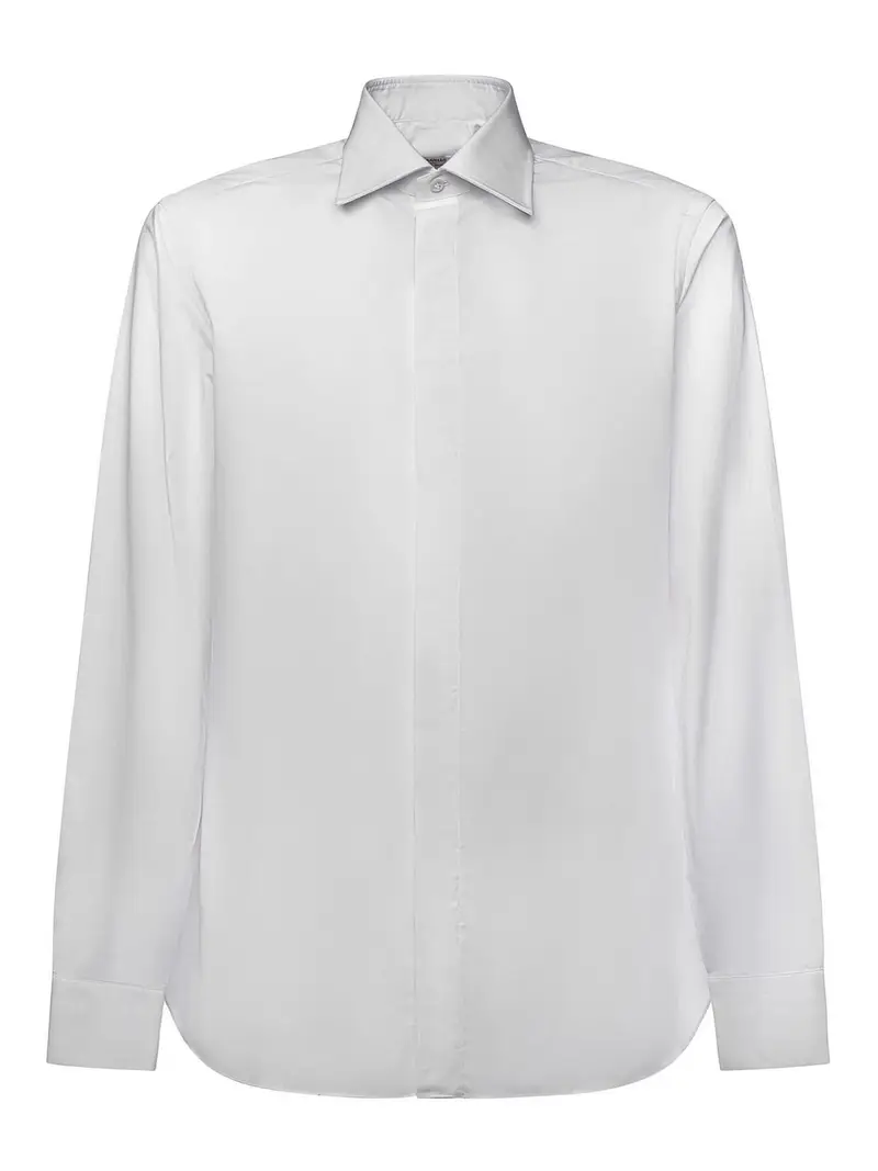 Camicia in cotone Bianco