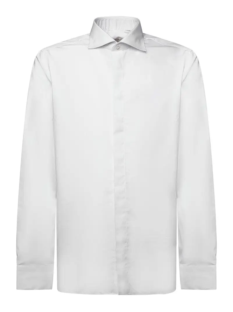 Camicia in cotone Bianco