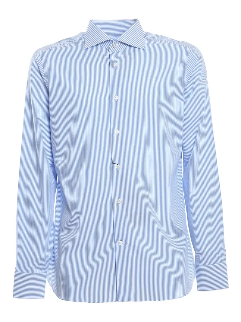 Camicia in popeline Azzurro