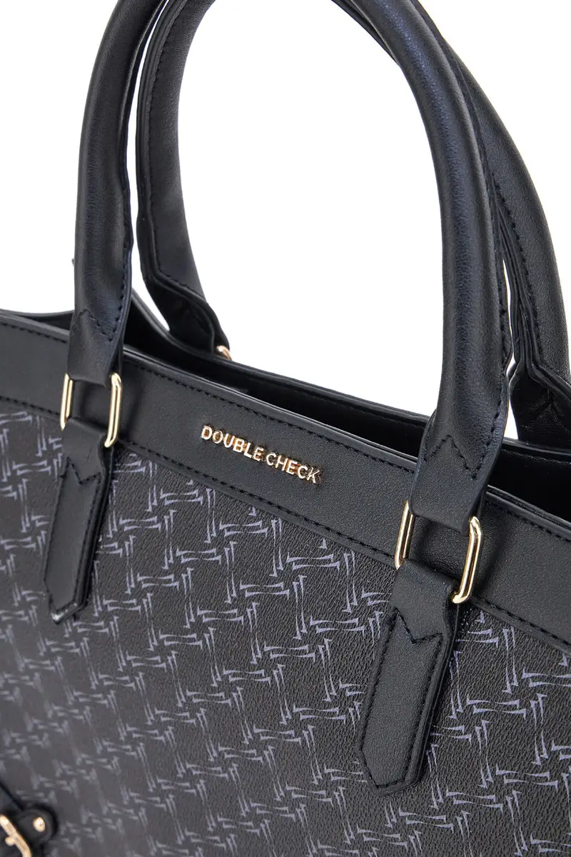 DOUBLE CHECK Borsa a mano Nero 2075455 miniatura 2