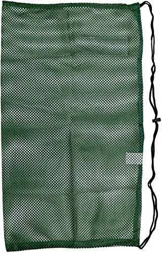 Borsa a rete con coulisse per attrezzatura sportiva, per nuoto, spiaggia, immersioni, viaggi, palestra miniatura 3