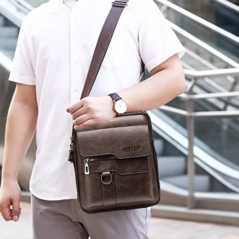 ANPTER Borsello Uomo Marrone 1898205 miniatura 3