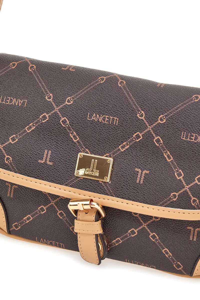 LANCETTI Borsa a tracolla Marrone 1955697 miniatura 3