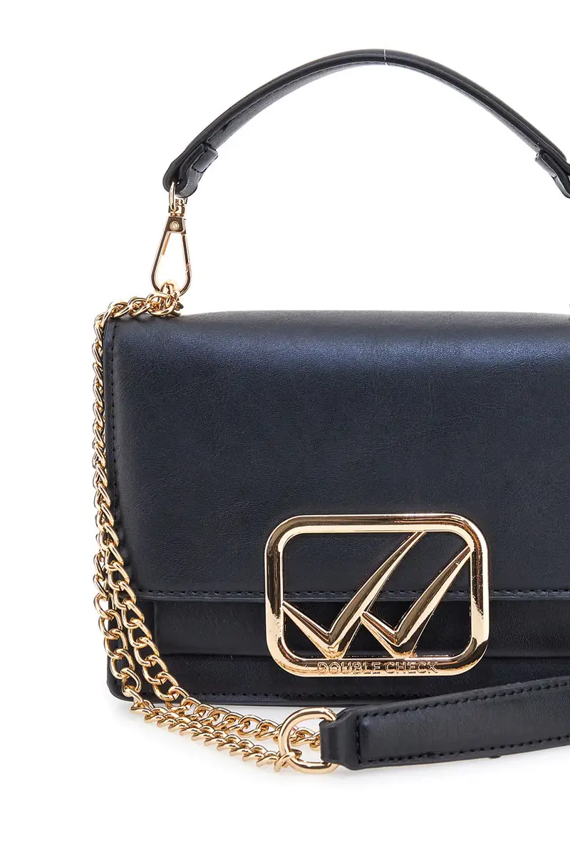 DOUBLE CHECK Borsa a tracolla Nero 1955720 miniatura 2