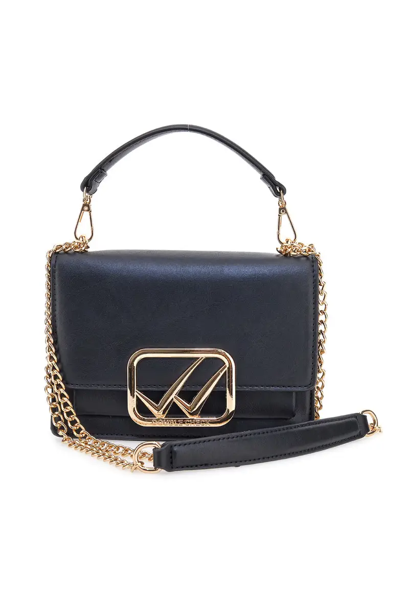 DOUBLE CHECK Borsa a tracolla Nero 1955720 miniatura 3