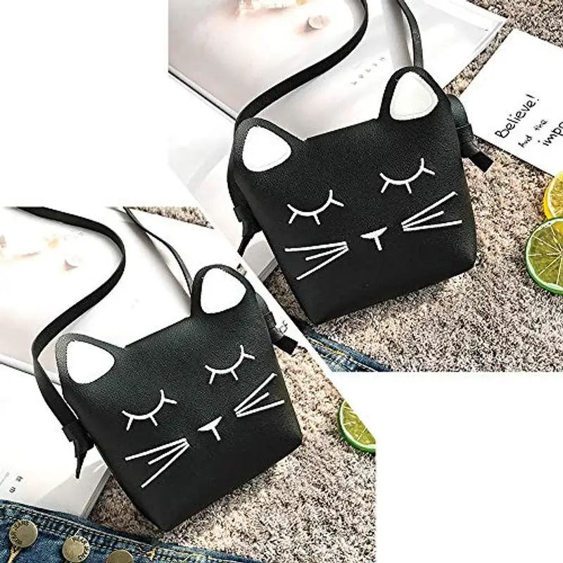 whatUneed Borsa a tracolla Bambina Nero 1201267 miniatura 3