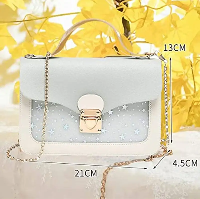 Hjkiopc Borsa a tracolla Bambina Grigio 1598317 miniatura 3