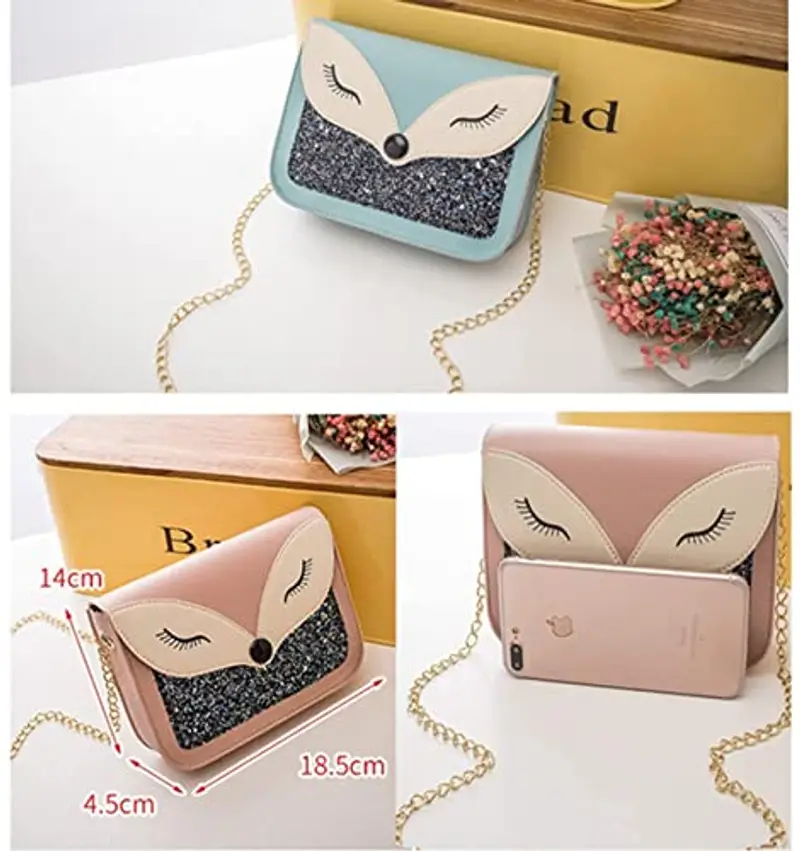 Hjkiopc Borsa a tracolla Bambina Blu 1598318 miniatura 2