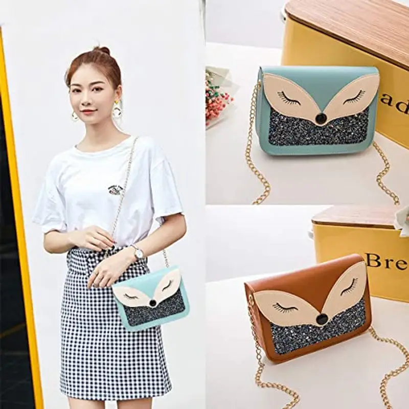 Hjkiopc Borsa a tracolla Bambina Blu 1598318 miniatura 3