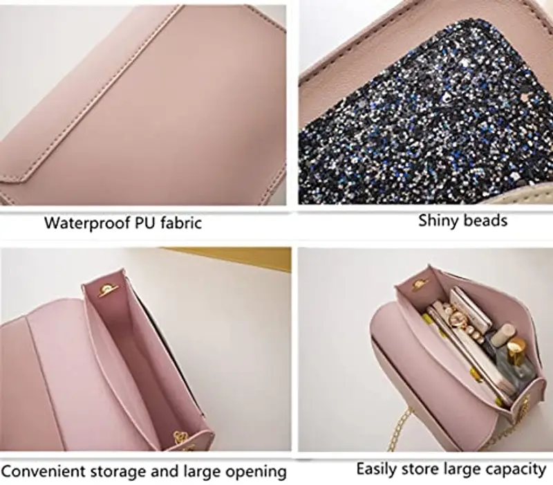 Hjkiopc Borsa a tracolla Bambina Rosa 1598316 miniatura 3