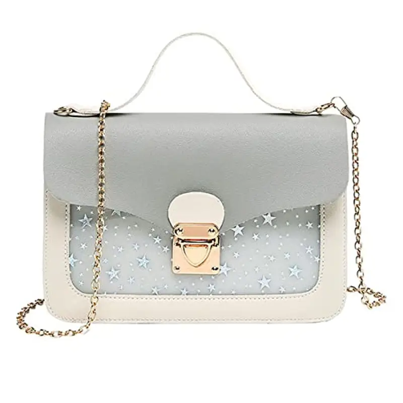 A-QMZL Borsa a tracolla Ragazza Grigio 1598323