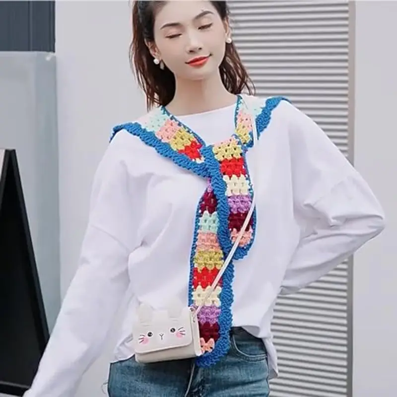 GZQFUOU Borsa a tracolla Bambina Bianco 2156276 miniatura 2