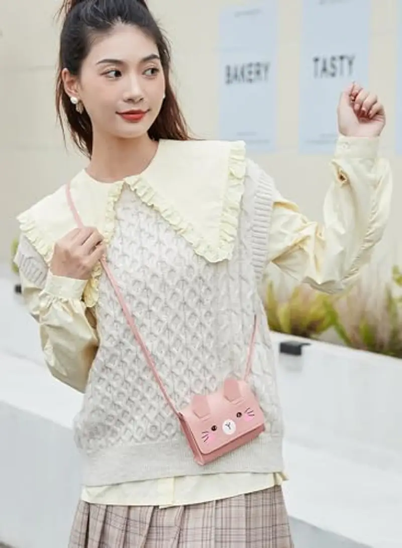 GZQFUOU Borsa a tracolla Bambina Nero 2146270 miniatura 3