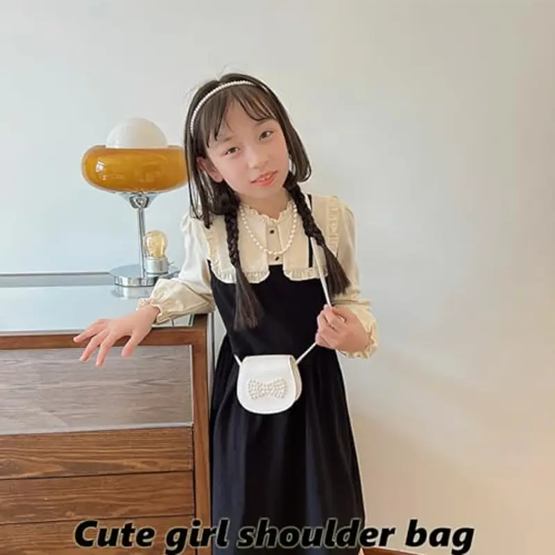 GZQFUOU Borsa a tracolla Bambina Bianco 1246522 miniatura 3