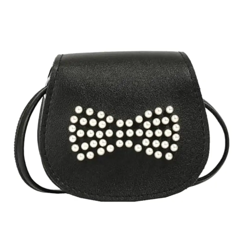 GZQFUOU Borsa a tracolla Ragazza Nero 1598370