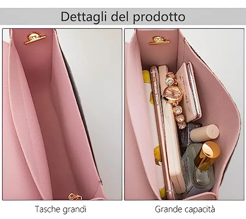 Vologle Borsa a tracolla Ragazza Rosa 1598414 miniatura 3