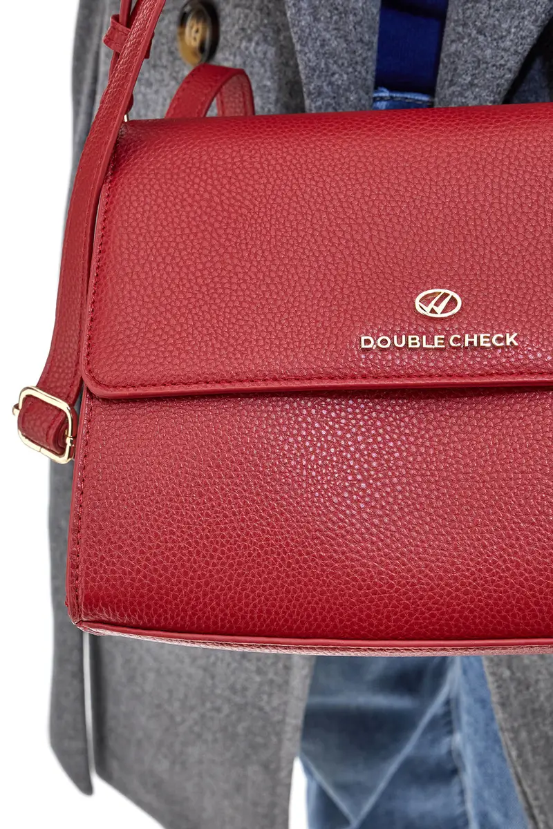 DOUBLE CHECK Borsa a tracolla Rosso 1955729 miniatura 2